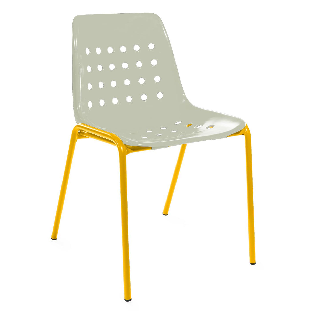 Schaffner Bermuda Chaise empilable Vert pastel 64 Jaune 11
