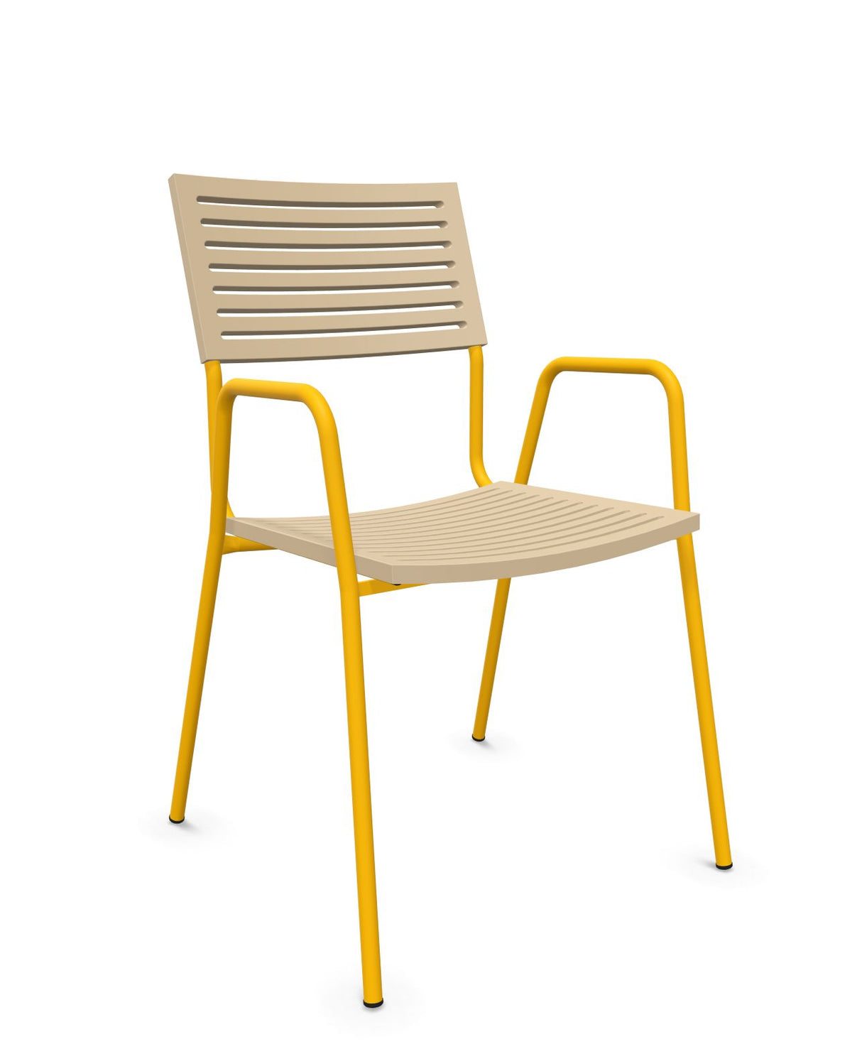 Schaffner Bodensee Lamello Fauteuil repas Marron Pastel 83 Jaune 11