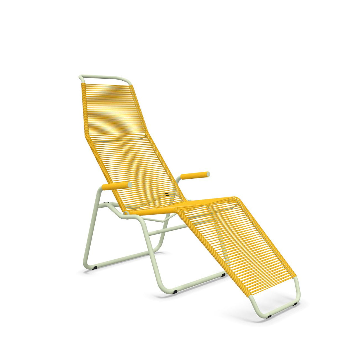 Schaffner Brissago Chaise longue Spaghetti Jaune 11 Vert Pastel 64