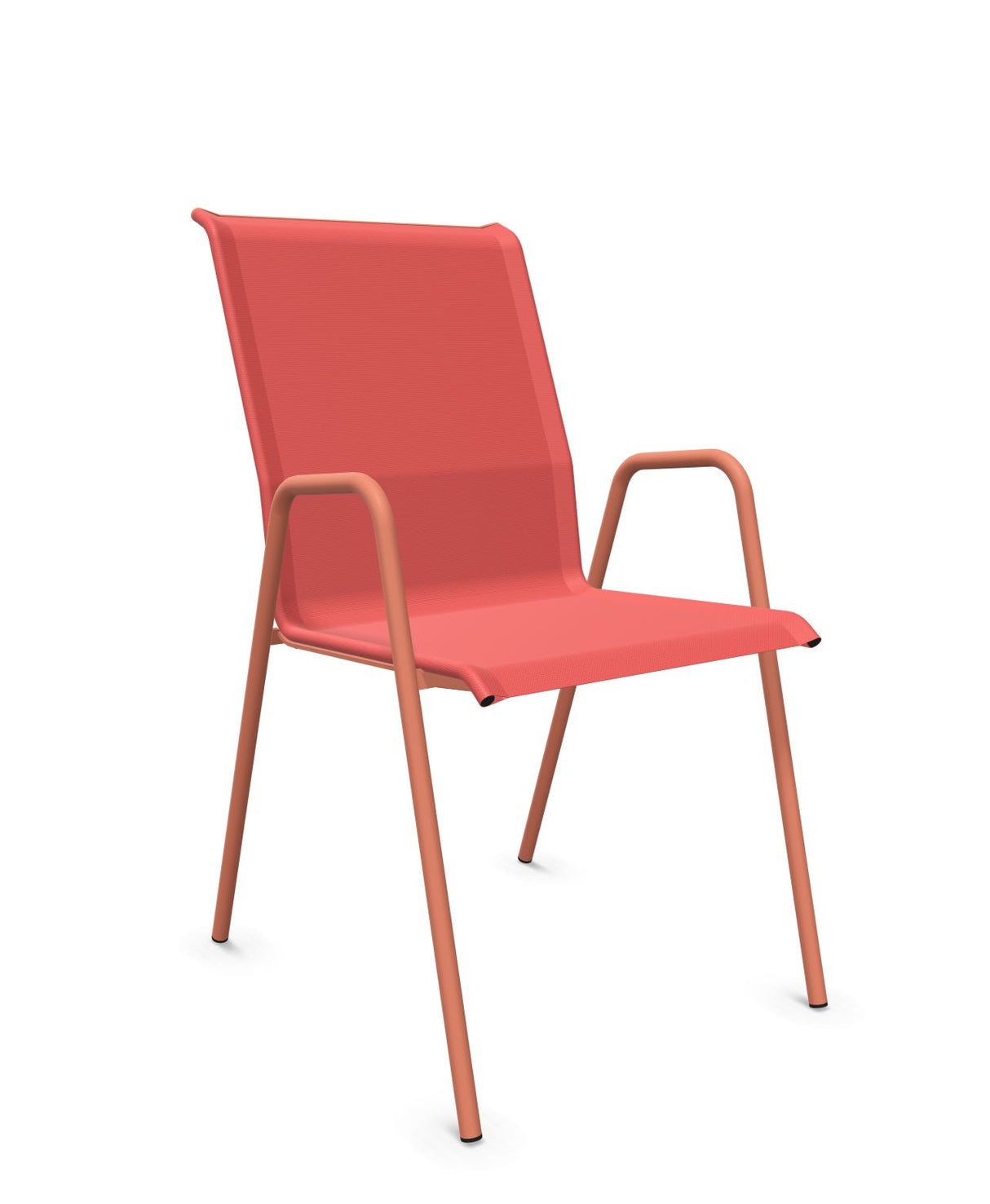 Schaffner Locarno Fauteuil repas empilable Rouge 30 Terracotta 84