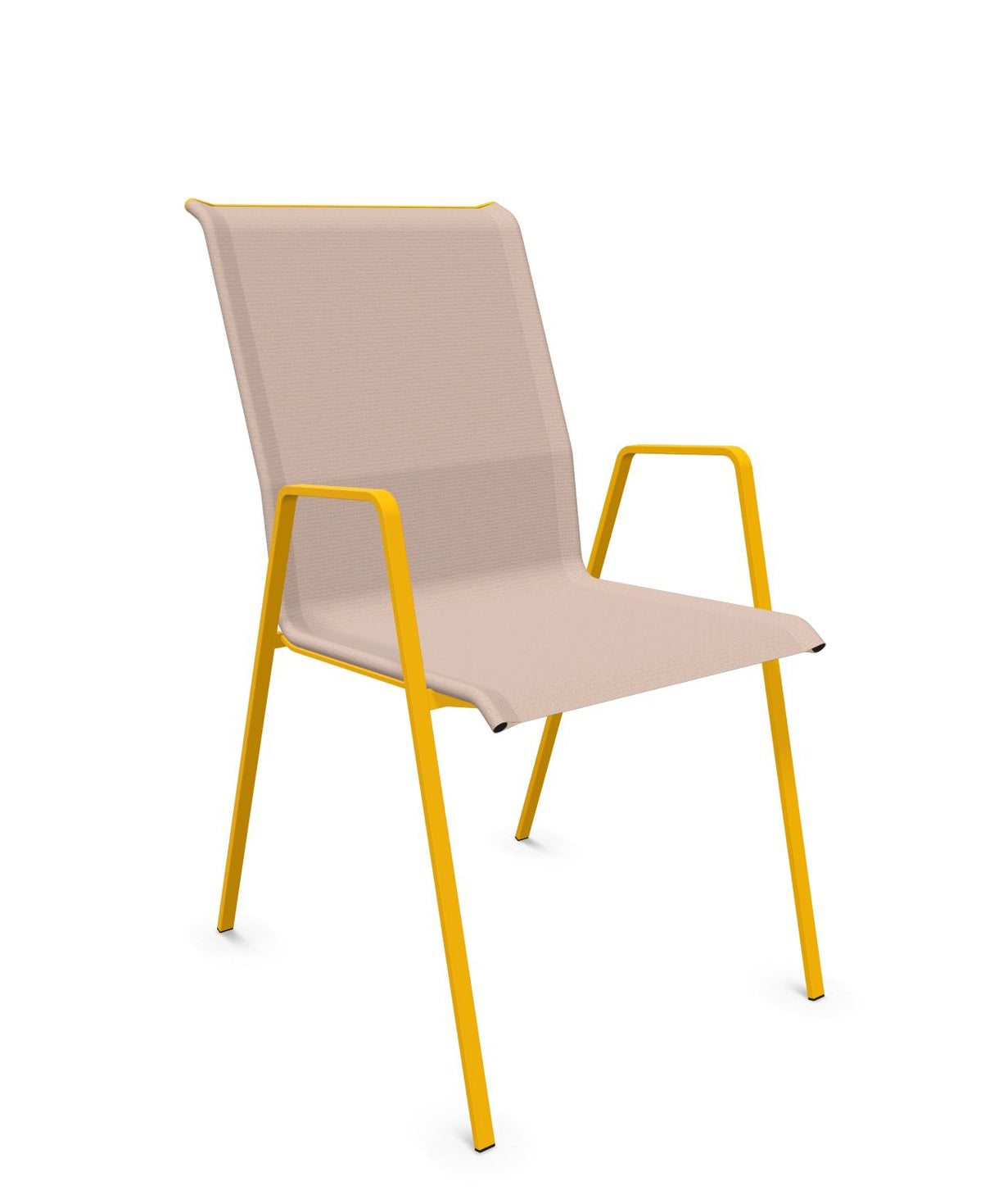 Schaffner Luzern Fauteuil repas empilable Fleur de Cerisier 48 Jaune 11
