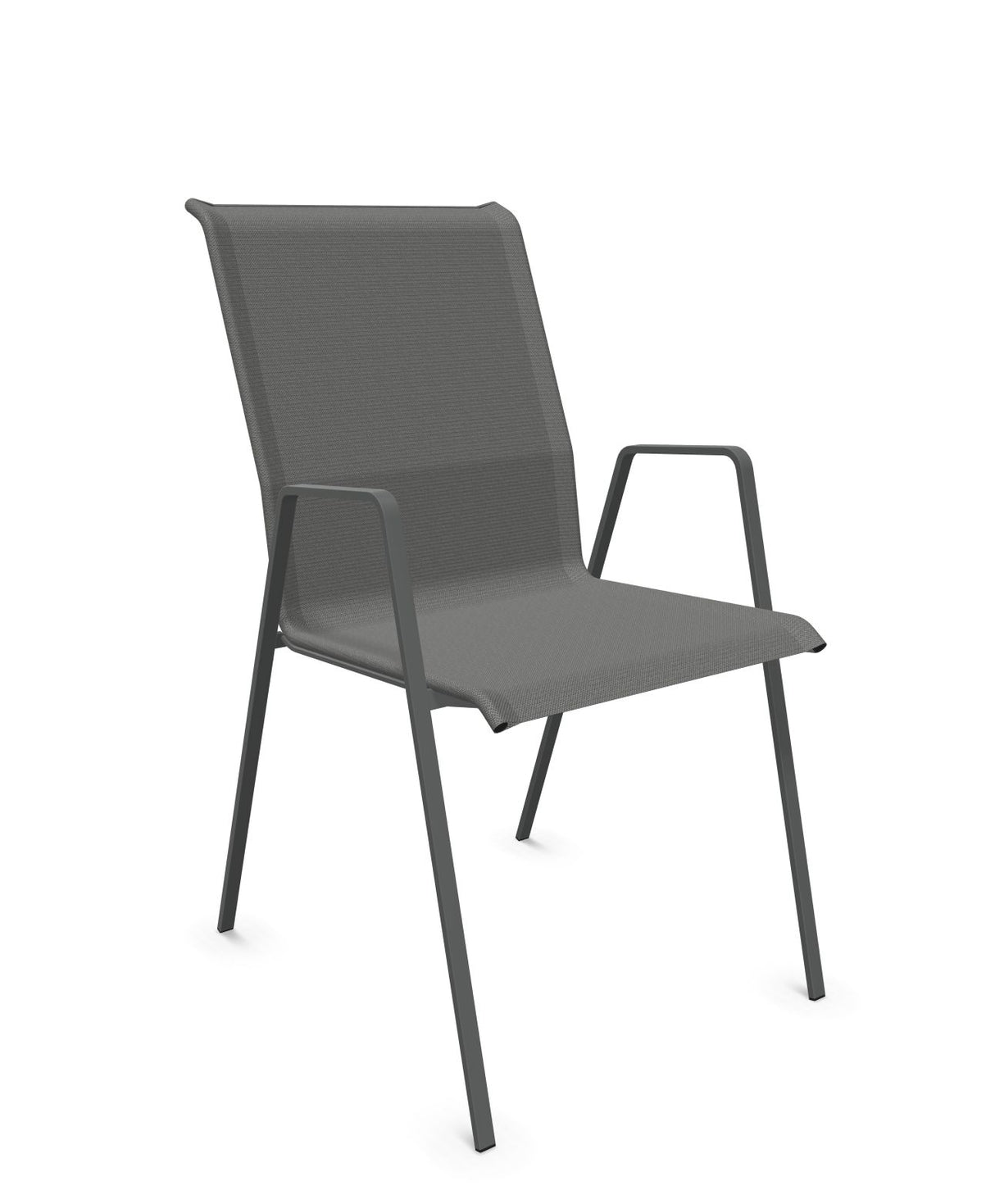 Schaffner Luzern Fauteuil repas empilable Gris 20 Graphite 73