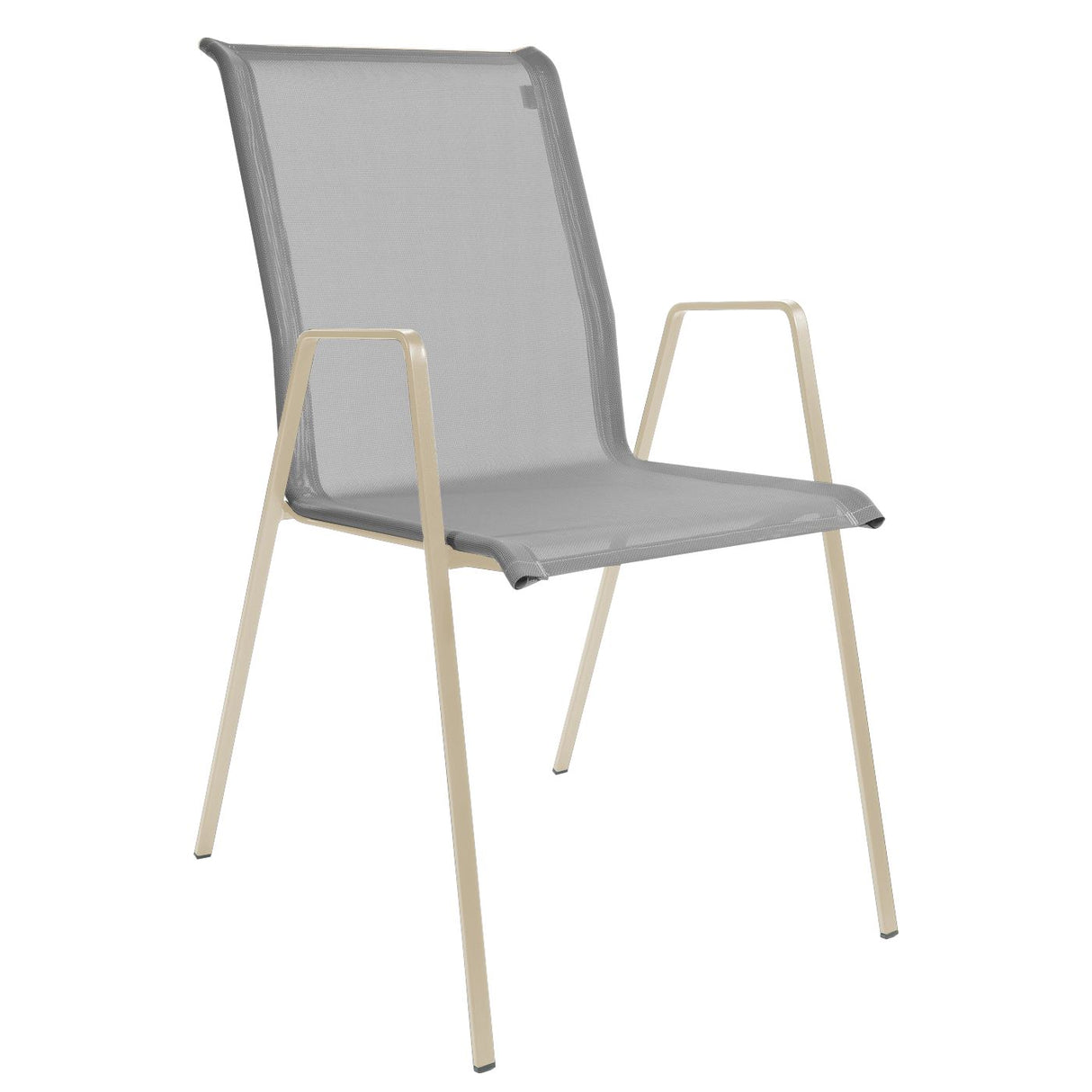 Schaffner Luzern Fauteuil repas empilable Sable pastel 15 Gris 20