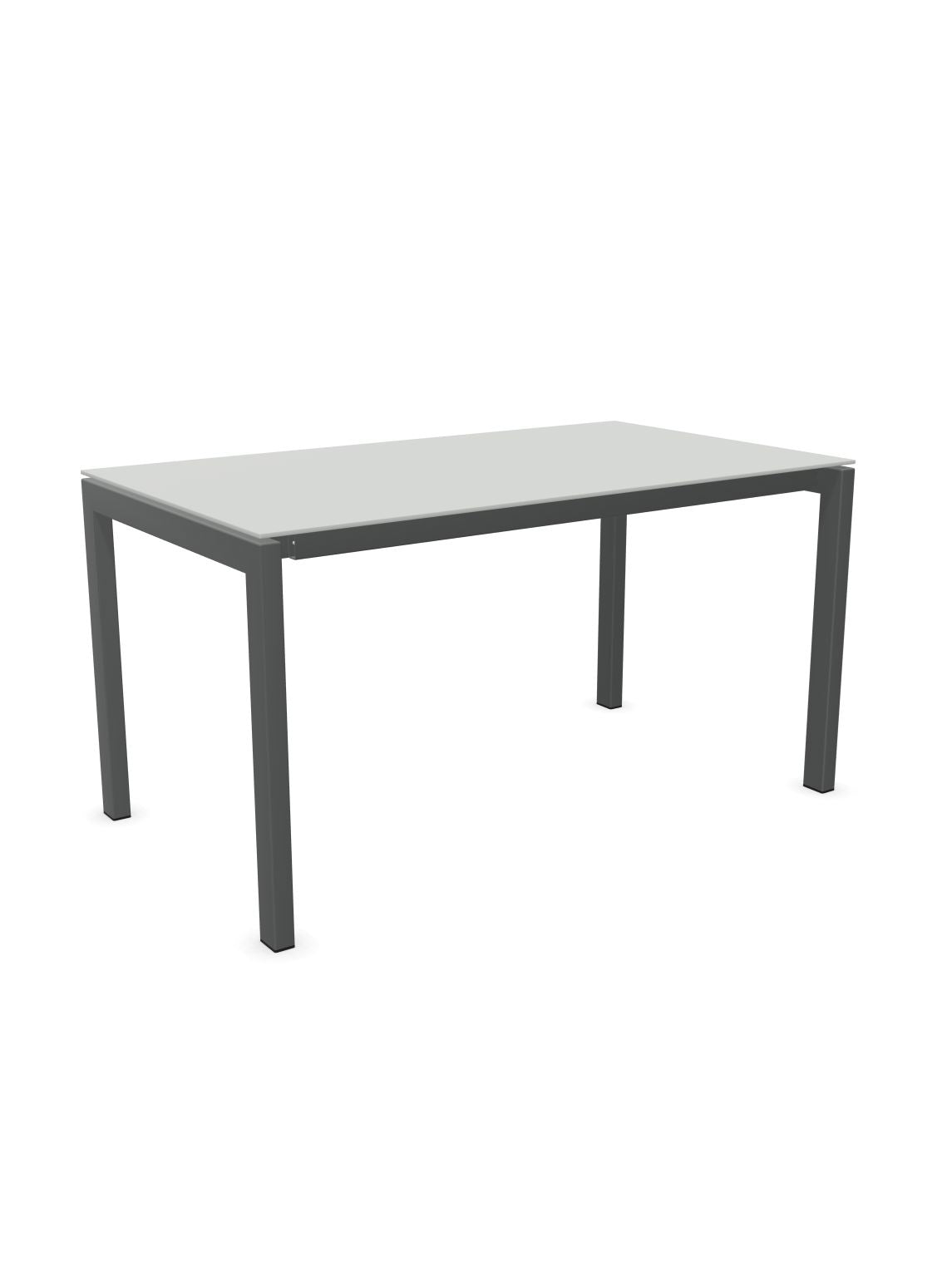 Schaffner Luzern table repas 140x80cm Gris Argent 78 Graphite 73