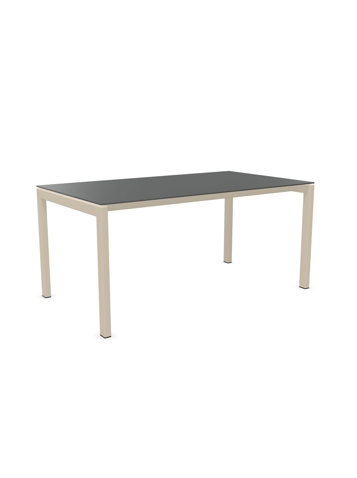 Schaffner Luzern table repas 160x90cm Graphite 73 Sable Pastel 15