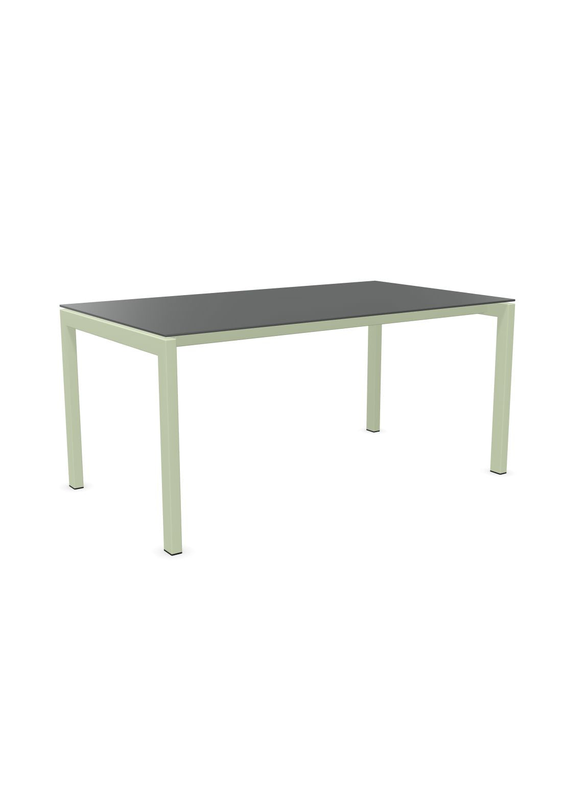 Schaffner Luzern table repas 160x90cm Graphite 73 Vert Pastel 64