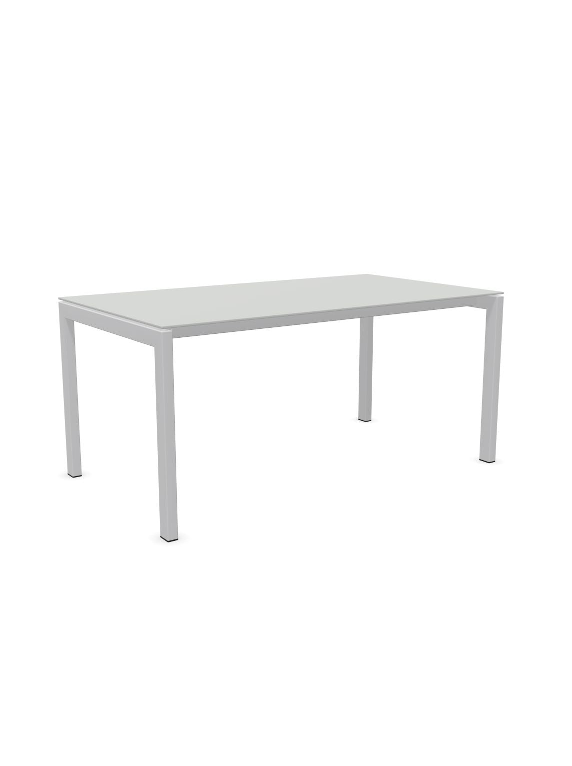 Schaffner Luzern table repas 160x90cm Gris Argent 78 Gris argent 78