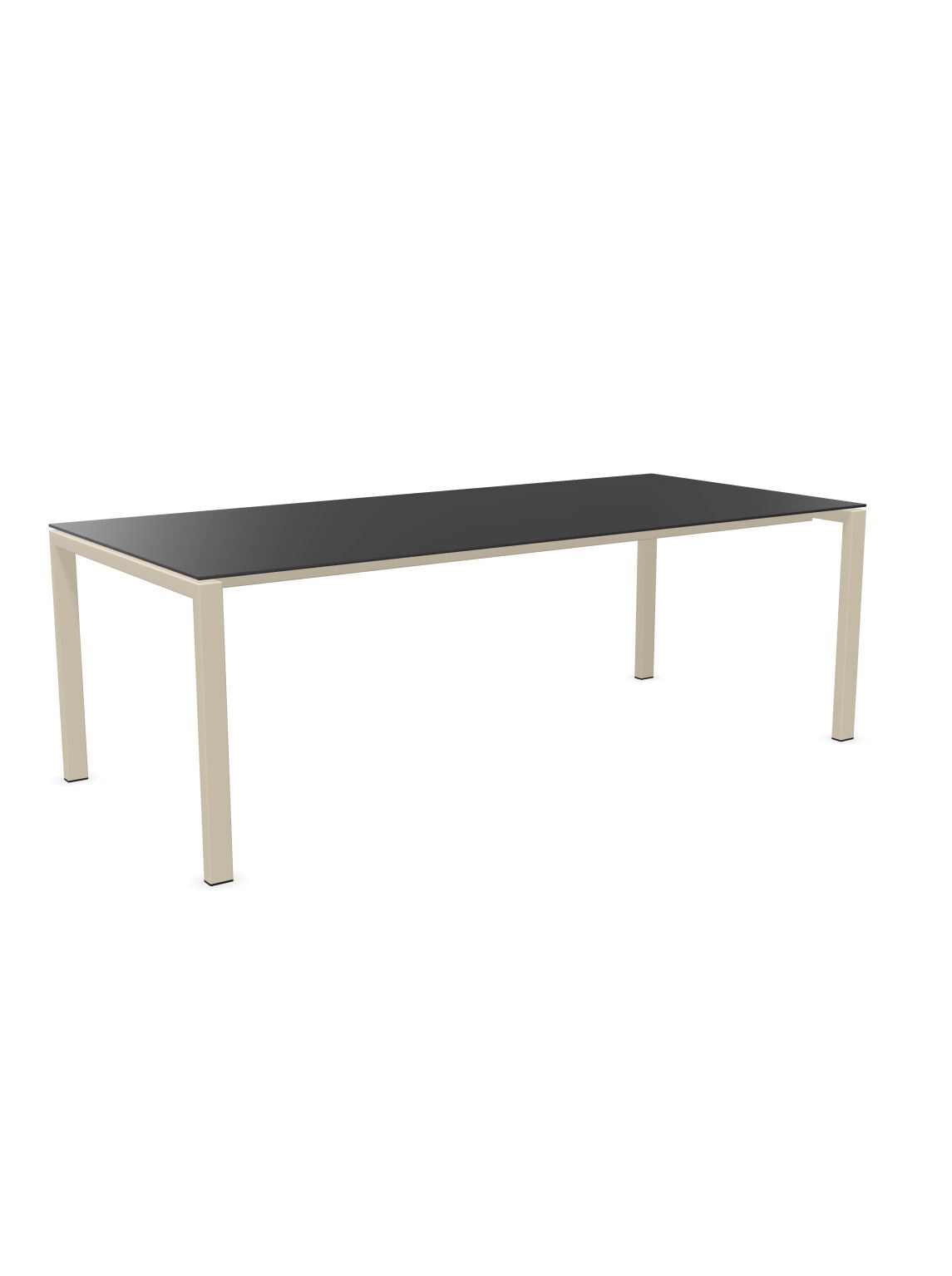 Schaffner Luzern table repas 220x100cm Anthracite 77 Sable Pastel 15