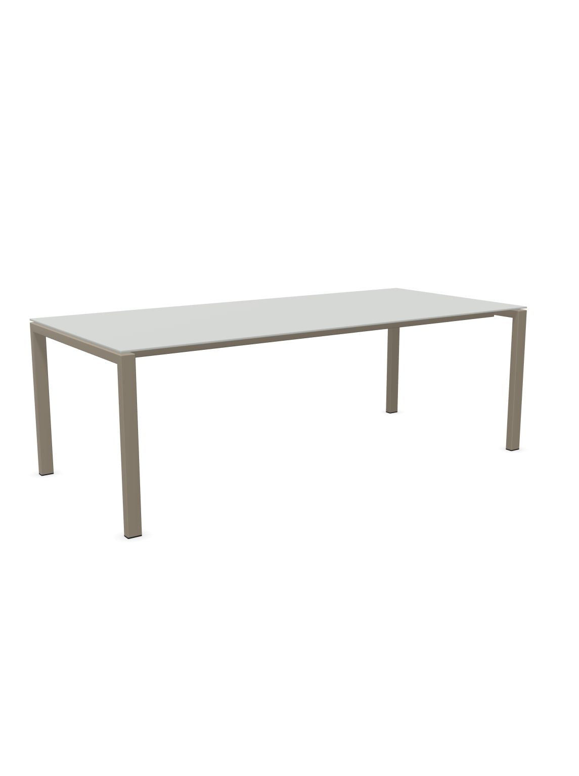 Schaffner Luzern table repas 220x100cm Gris Argent 78 Champagne 85