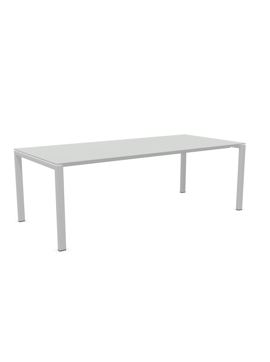 Schaffner Luzern table repas 220x100cm Gris Argent 78 Gris argent 78
