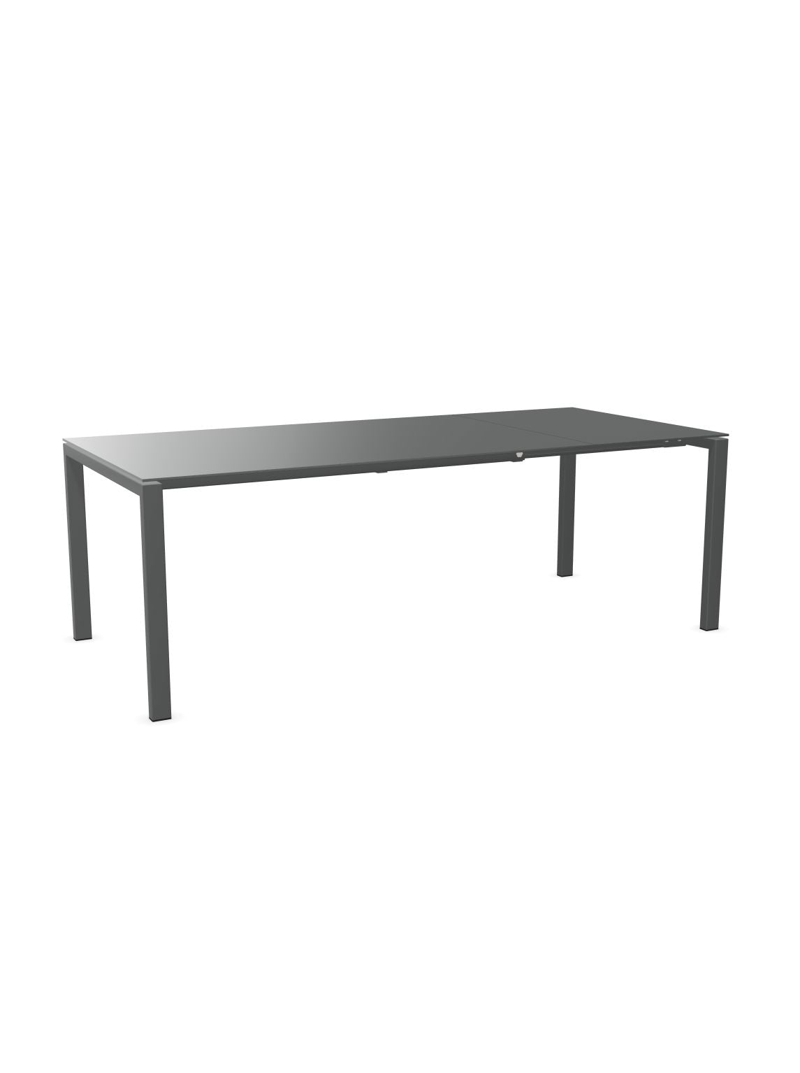 Schaffner Luzern table repas extensible 160/220x100cm Graphite 73 Graphite 73