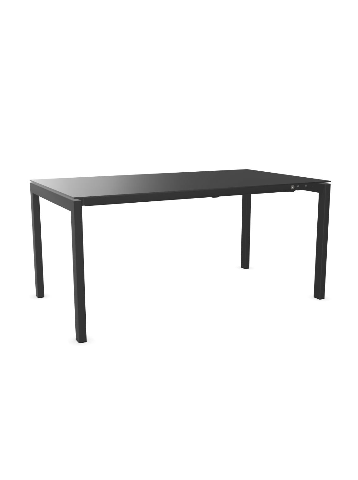 Schaffner Luzern table repas extensible 160/220x90cm Anthracite 77 Anthracite 77