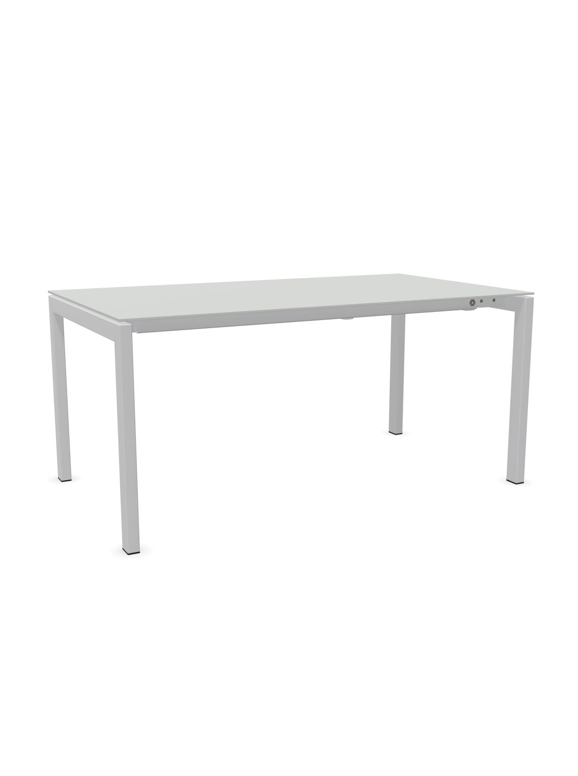 Schaffner Luzern table repas extensible 160/220x90cm Gris Argent 78 Gris argent 78