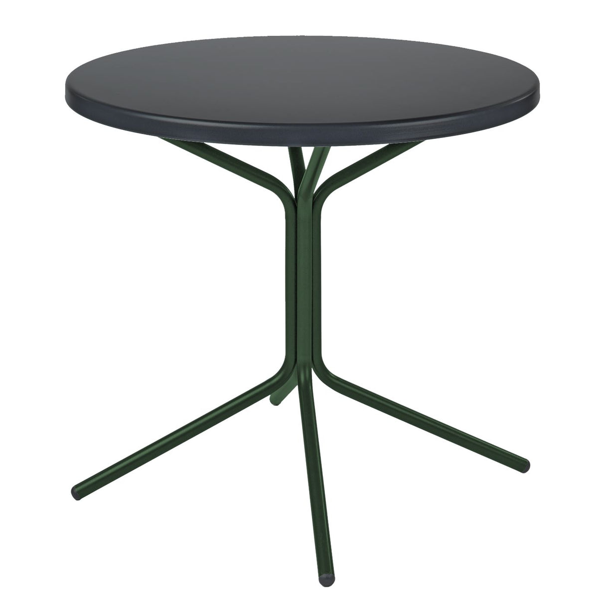 Schaffner PIX Table basse Ø54cm H:54cm Anthracite 77 Vert Sapin 66