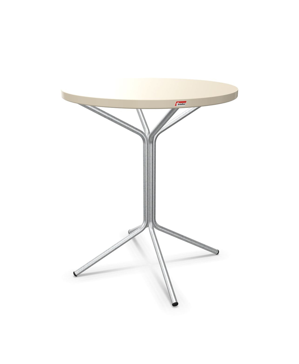 Schaffner PIX Table bistrot Ø60cm H:70cm Sable Pastel 15 Galvanisé à chaud 02