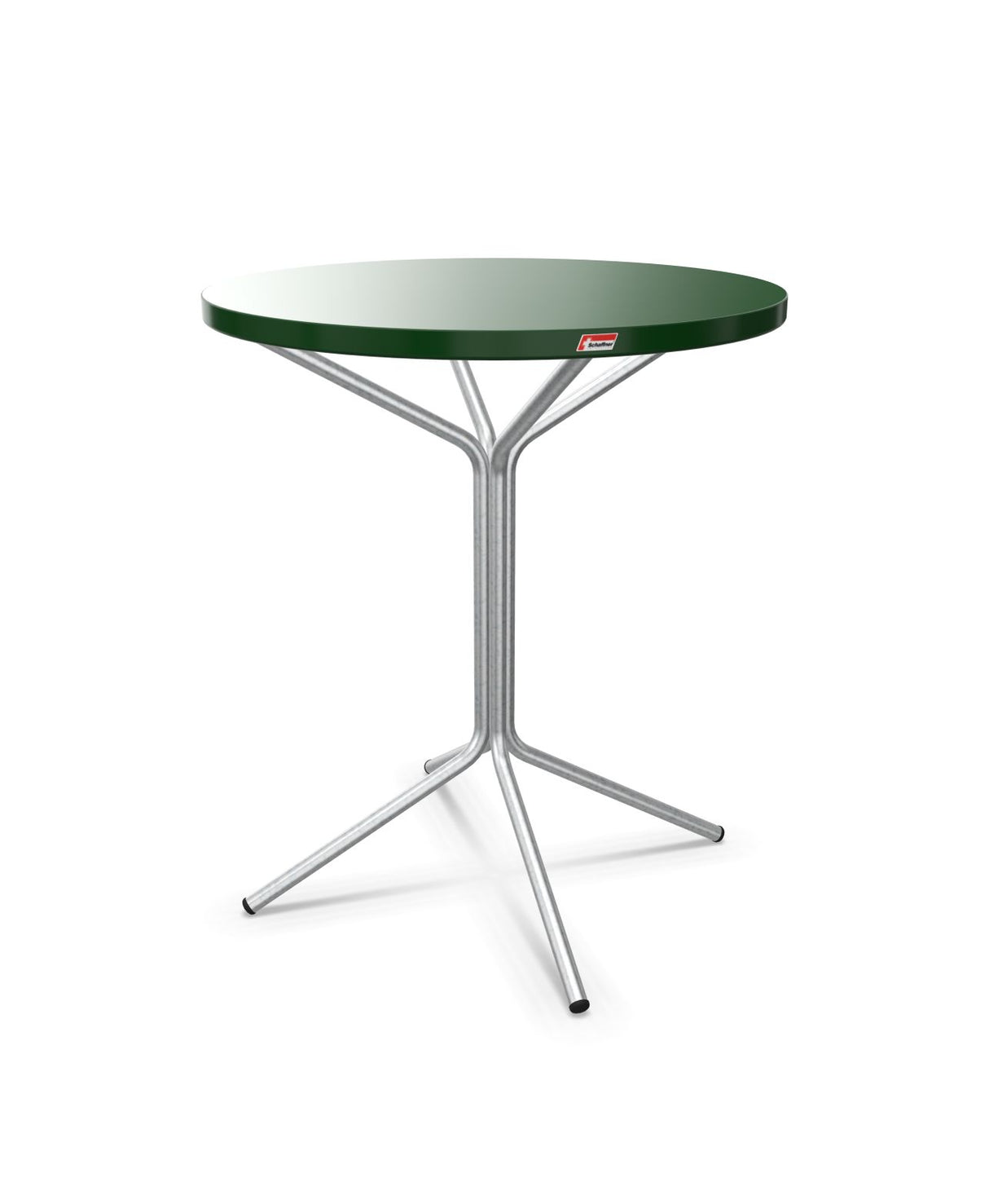 Schaffner PIX Table bistrot Ø60cm H:70cm Vert Sapin 66 Galvanisé à chaud 02