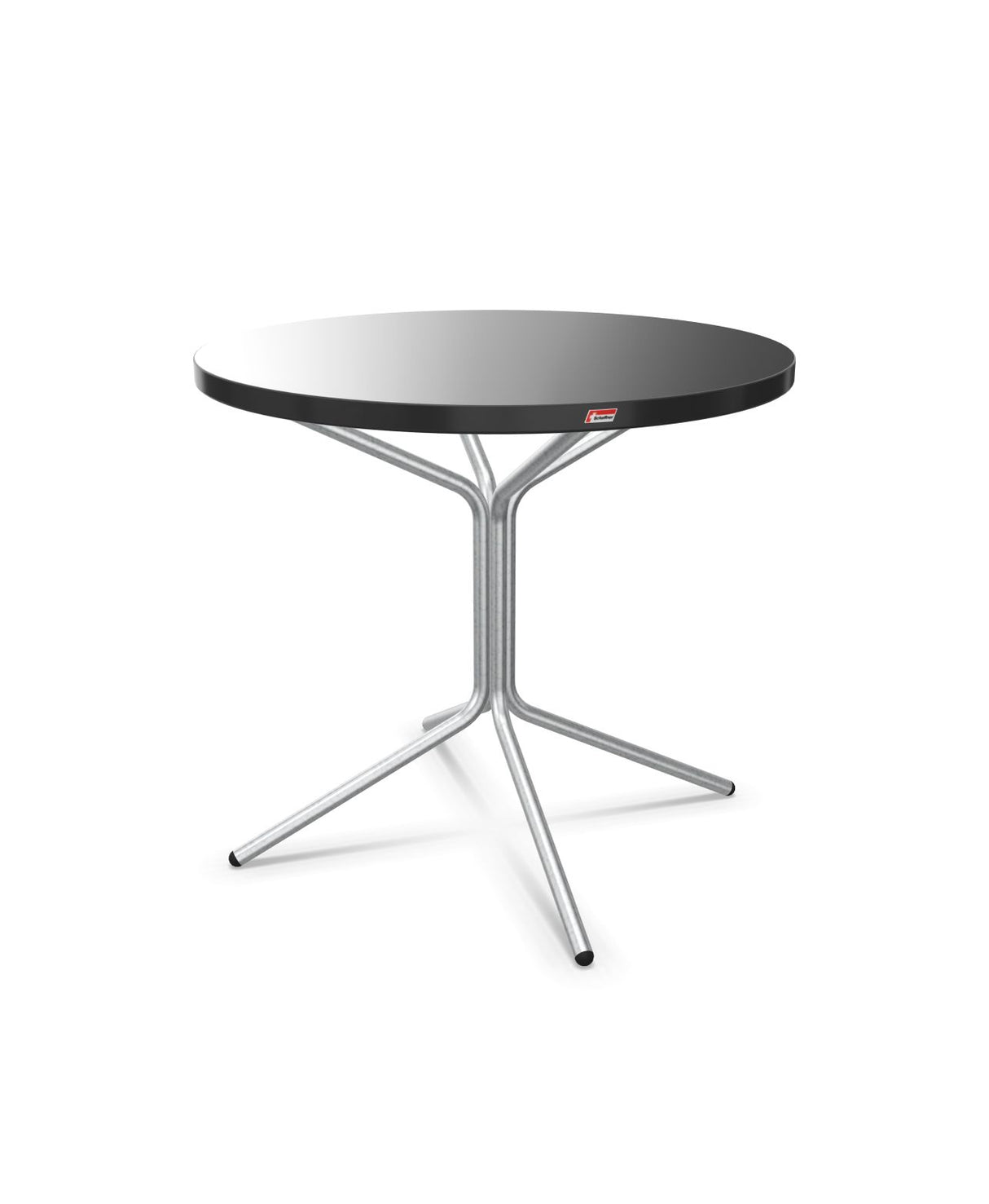 Schaffner PIX Table bistrot Ø80cm H:72cm Anthracite 77 Galvanisé à chaud 02