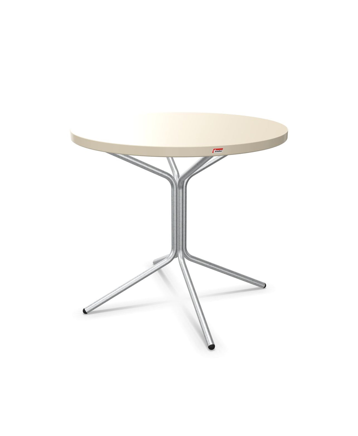 Schaffner PIX Table bistrot Ø80cm H:72cm Sable Pastel 15 Galvanisé à chaud 02