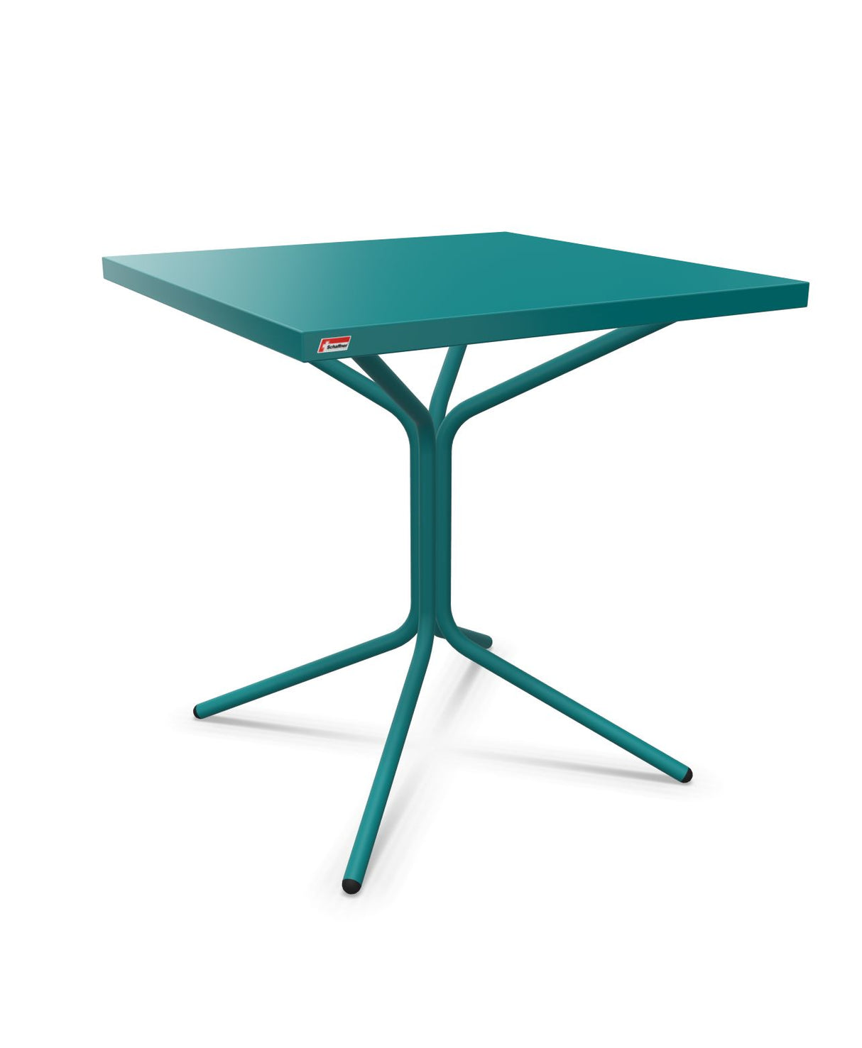 Schaffner PIX Table bistrot rabattable 70x70cm H:73cm Bleu Kali 56 Bleu Kali 56