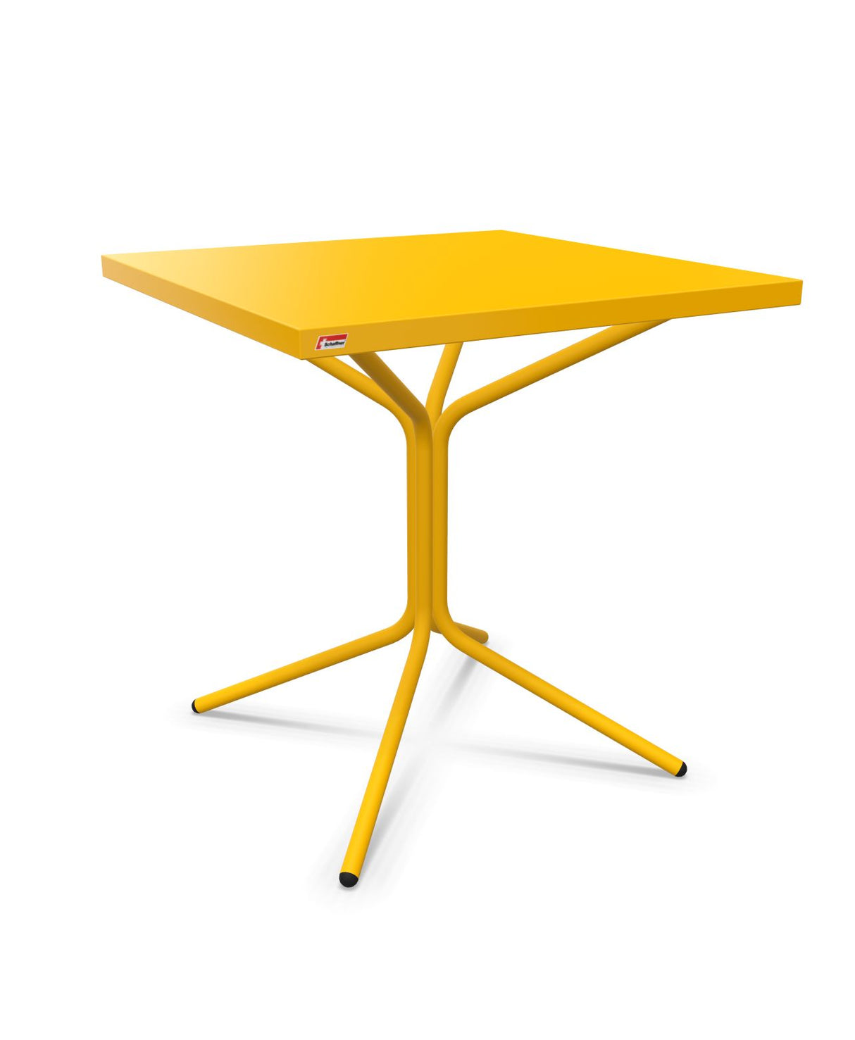 Schaffner PIX Table bistrot rabattable 70x70cm H:73cm Jaune 11 Jaune 11