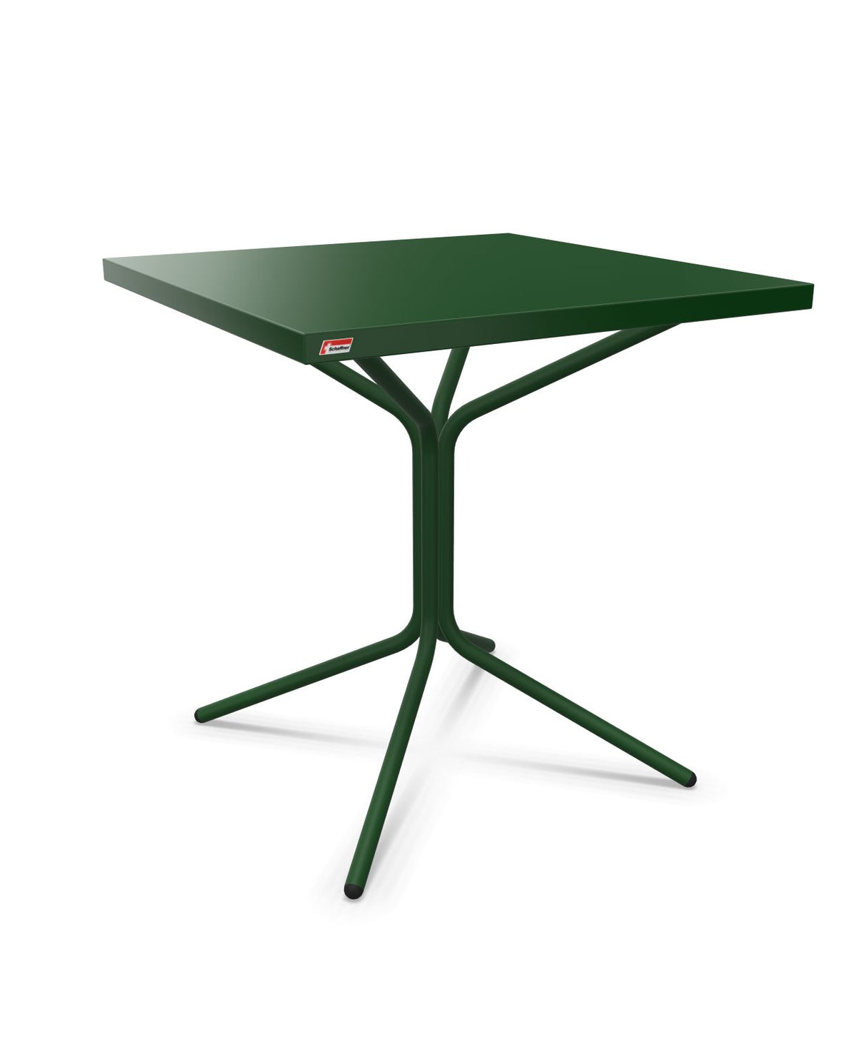 Schaffner PIX Table bistrot rabattable 70x70cm H:73cm Vert Sapin 66 Vert Sapin 66