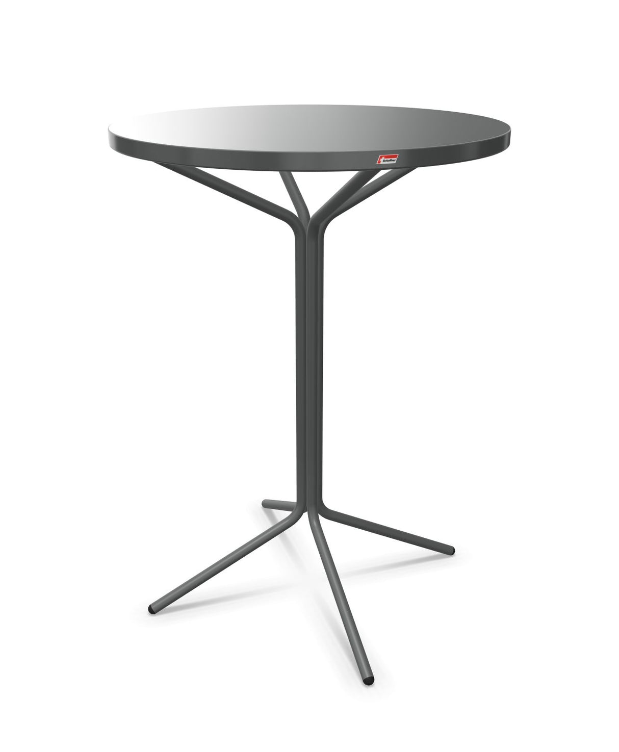 Schaffner PIX Table haute bistrot Ø80cm H:110cm Graphite 73 Graphite 73