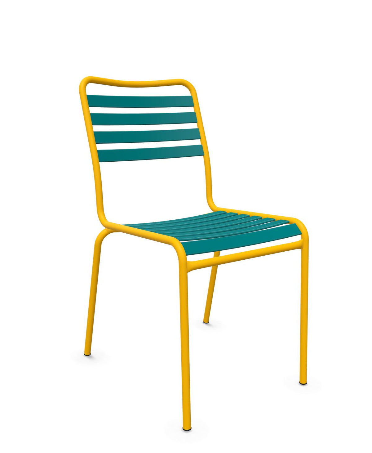 Schaffner Rigi Chaise Repas Lattes Bleu Kali 56 Jaune 11