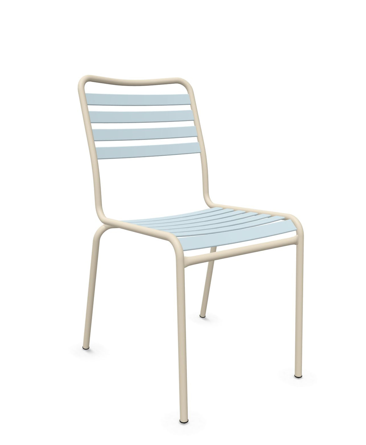Schaffner Rigi Chaise Repas Lattes Bleu Pastel 51 Sable Pastel 15