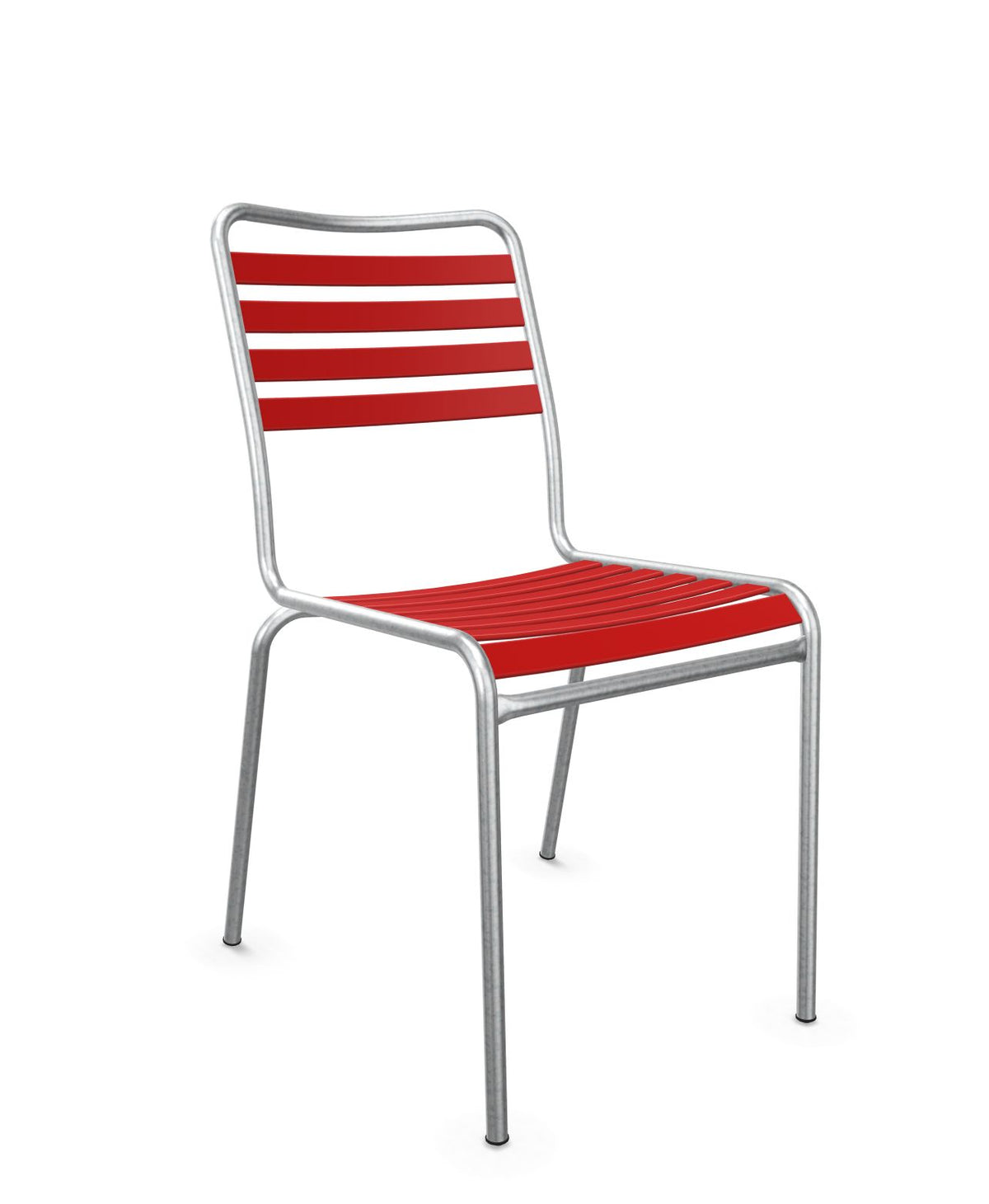 Schaffner Rigi Chaise Repas Lattes Rouge 30 Galvanisé à chaud 02