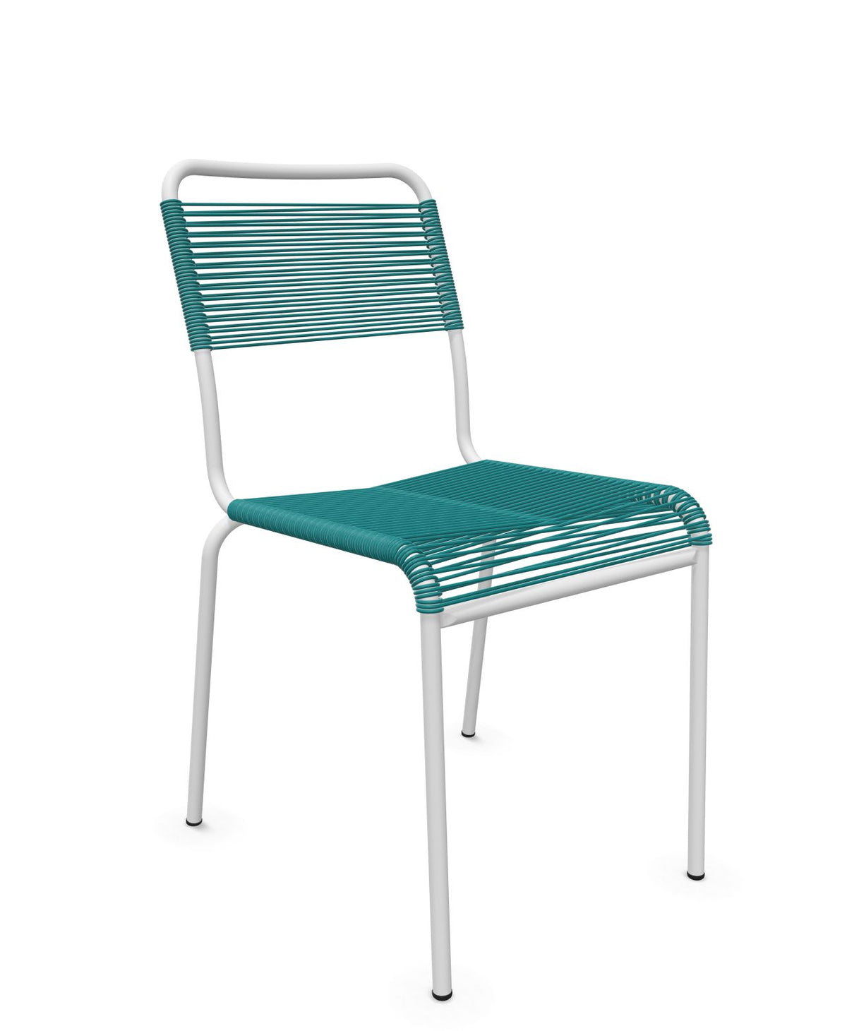 Schaffner Rigi chaise repas Spaghetti Bleu Kali 56 Blanc 90