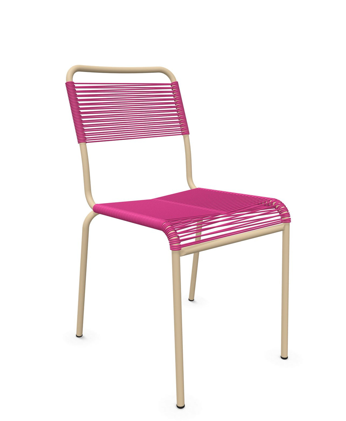 Schaffner Rigi chaise repas Spaghetti Rose 41 Marron Pastel 83