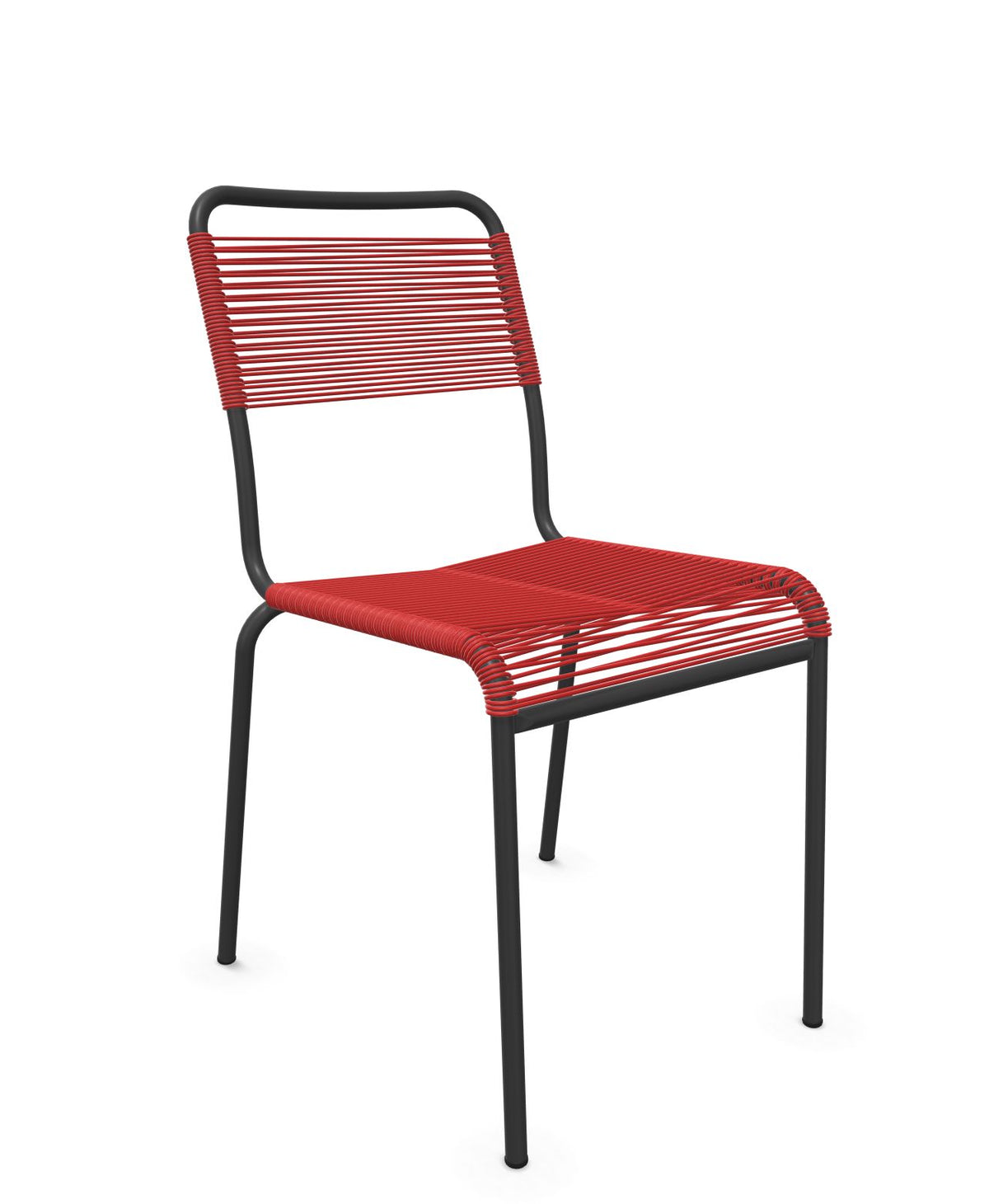 Schaffner Rigi chaise repas Spaghetti Rouge 30 Anthracite 77