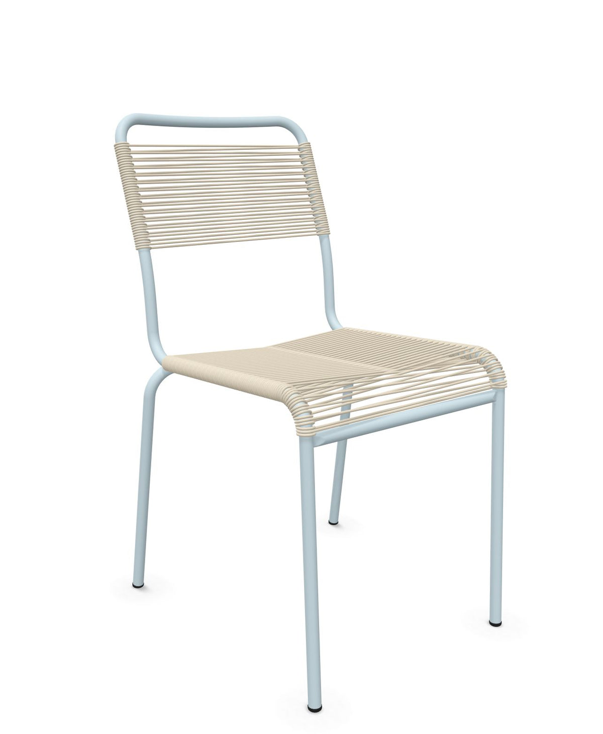 Schaffner Rigi chaise repas Spaghetti Sable Pastel 15 Bleu Pastel 51