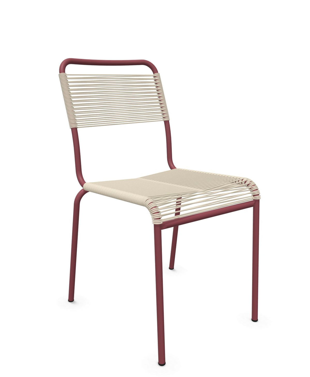 Schaffner Rigi chaise repas Spaghetti Sable Pastel 15 Bordeaux 38