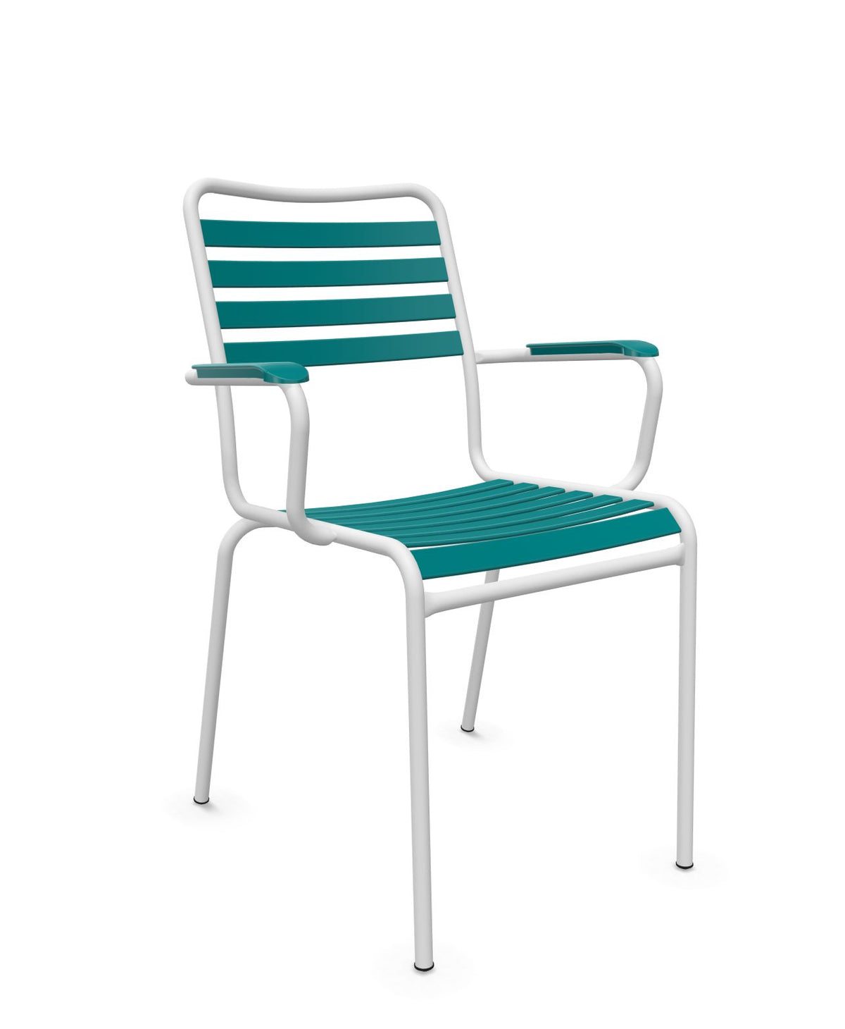 Schaffner Rigi Fauteuil Repas Lattes Bleu Kali 56 Blanc 90