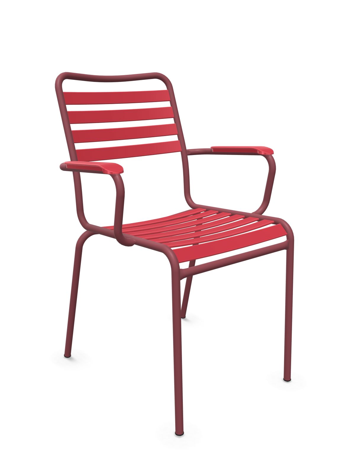 Schaffner Rigi Fauteuil Repas Lattes Rouge Érable 33 Bordeaux 38