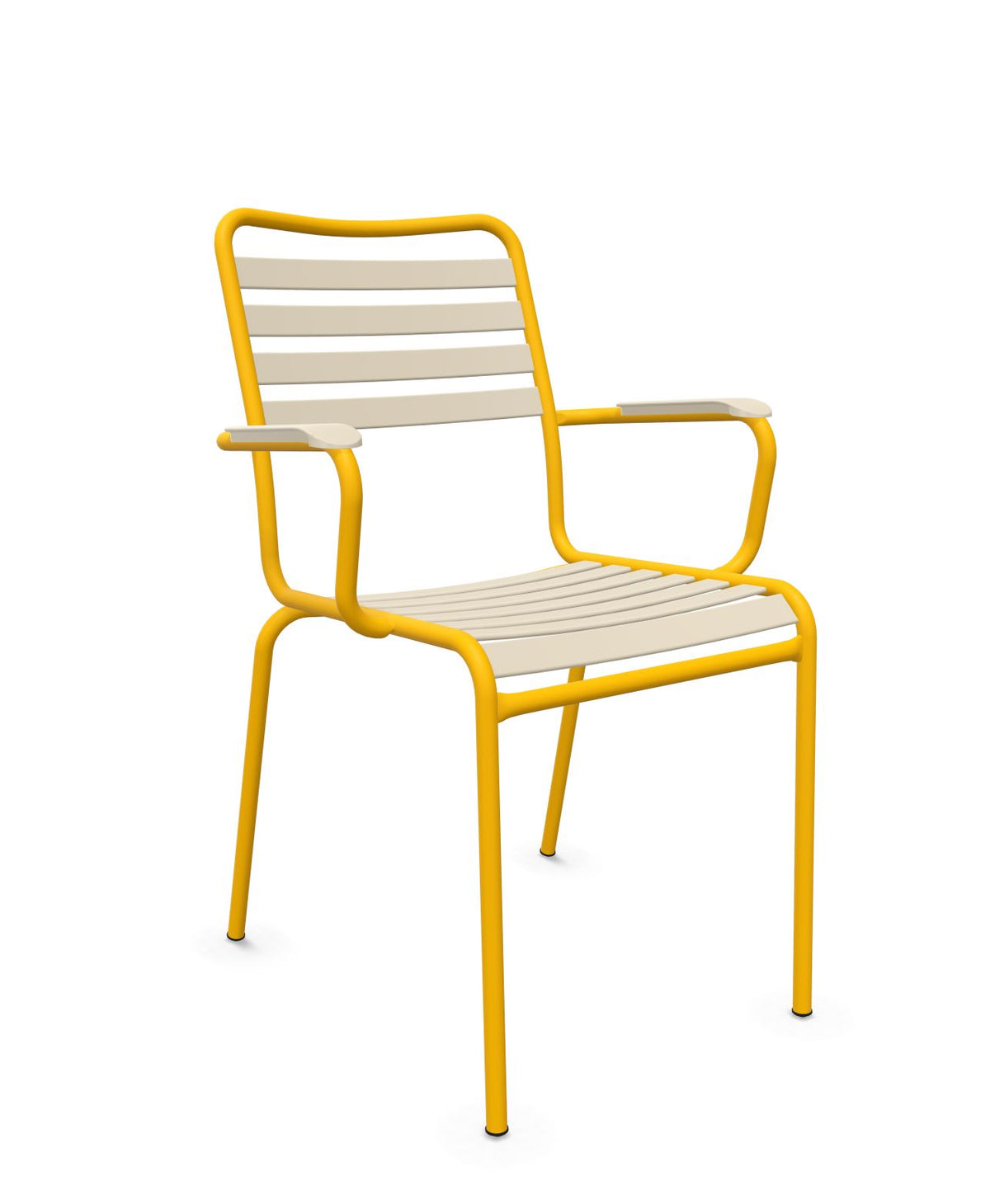 Schaffner Rigi Fauteuil Repas Lattes Sable Pastel 15 Jaune 11