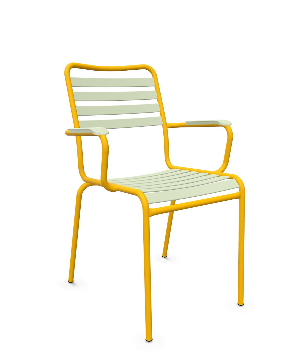 Schaffner Rigi Fauteuil Repas Lattes Vert Pastel 64 Jaune 11