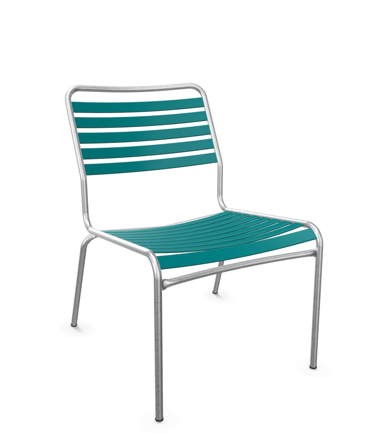 Schaffner Rigi Salon Chaise Basse Lattes Bleu Kali 56 Galvanisé à chaud 02