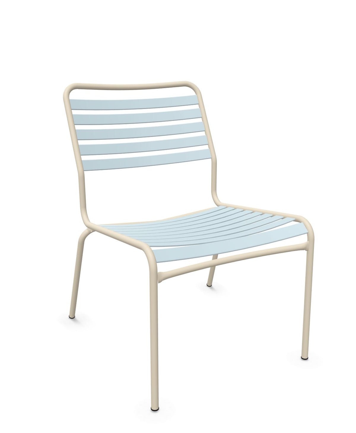 Schaffner Rigi Salon Chaise Basse Lattes Bleu Pastel 51 Sable Pastel 15