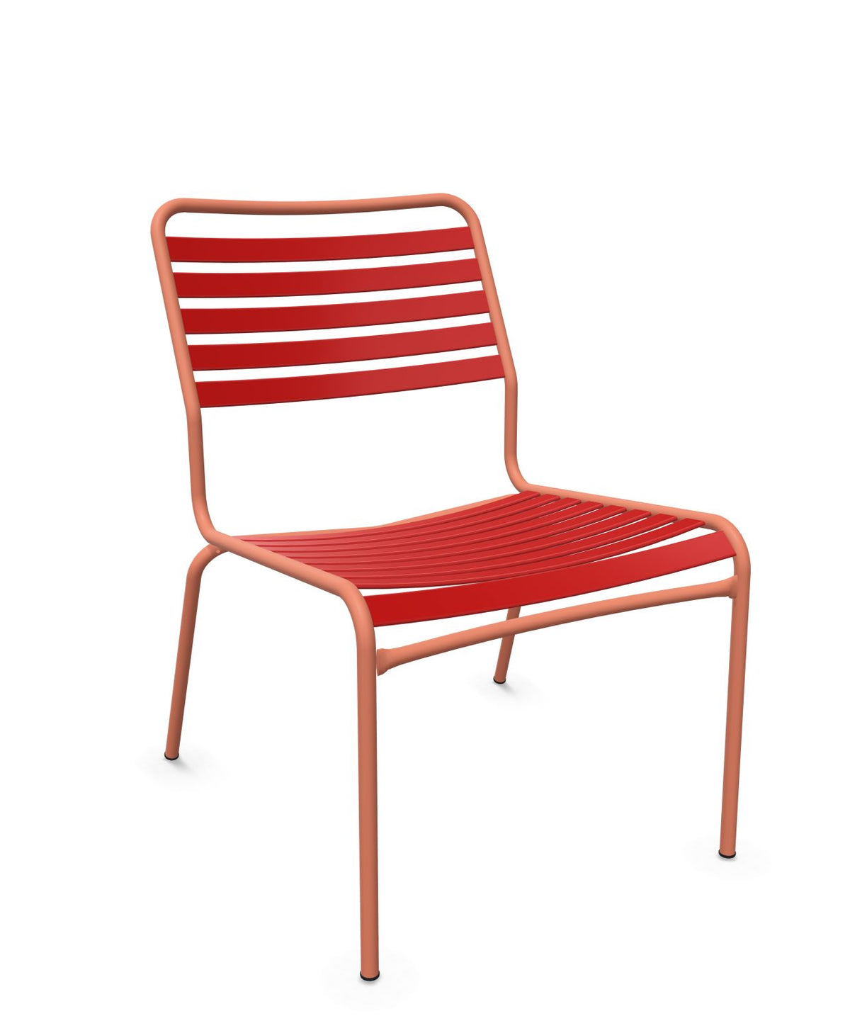 Schaffner Rigi Salon Chaise Basse Lattes Rouge 30 Terracotta 84