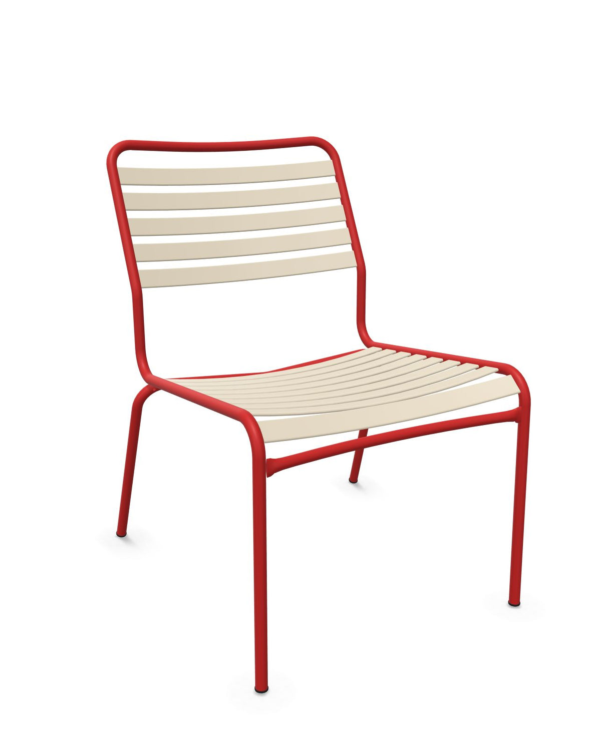 Schaffner Rigi Salon Chaise Basse Lattes Sable Pastel 15 Rouge 30