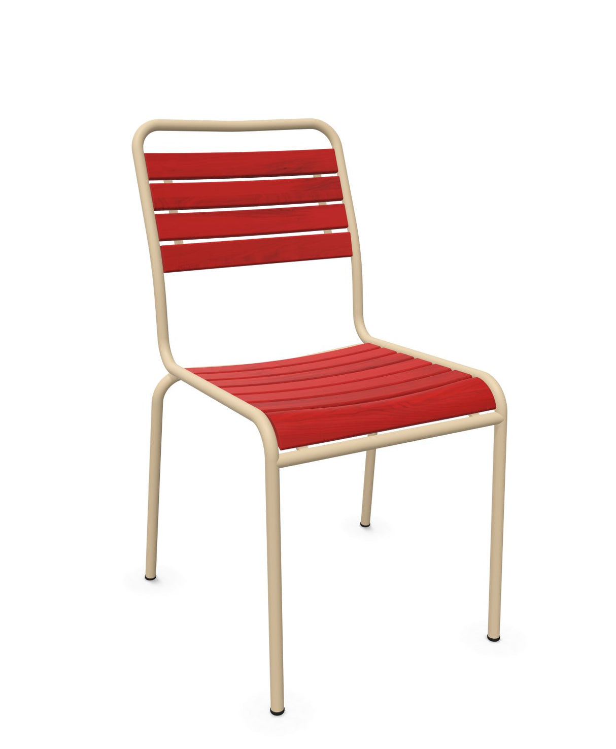 Schaffner Rigi Swiss Wood chaise à lattes en bois Rouge 30 Marron Pastel 83