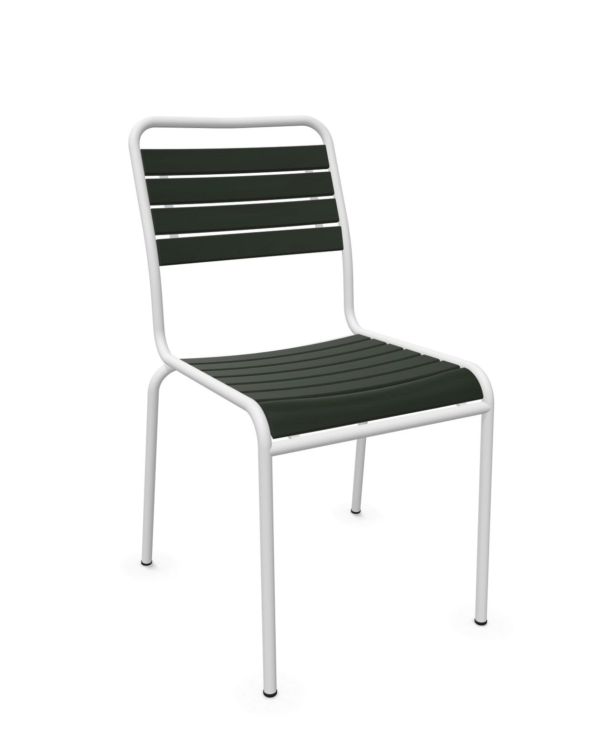 Schaffner Rigi Swiss Wood chaise à lattes en bois Vert Sapin 66 Blanc 90