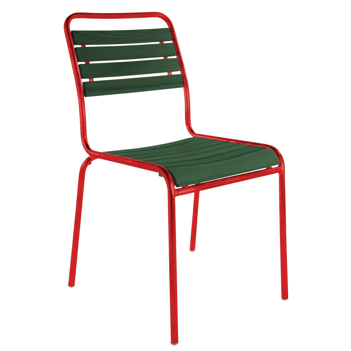 Schaffner Rigi Swiss Wood chaise à lattes en bois Vert Sapin 66 Rouge 30