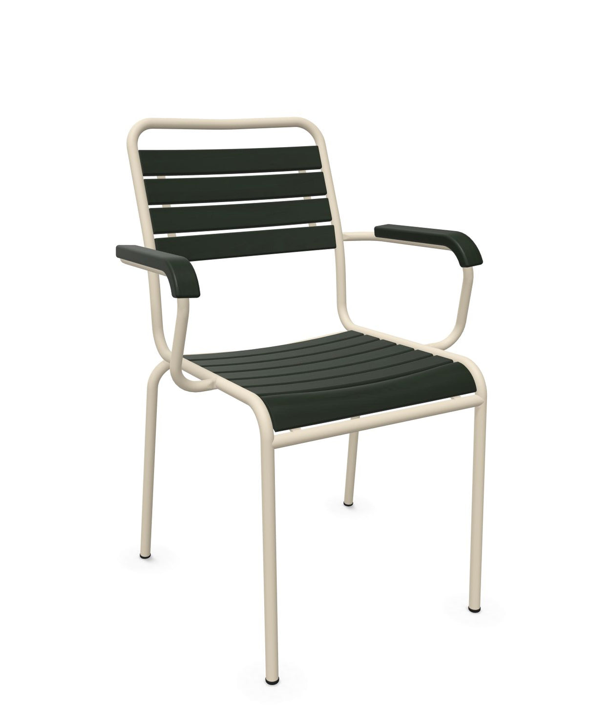 Schaffner Rigi Swiss Wood fauteuil repas à lattes en bois Vert Sapin 66 Sable Pastel 15