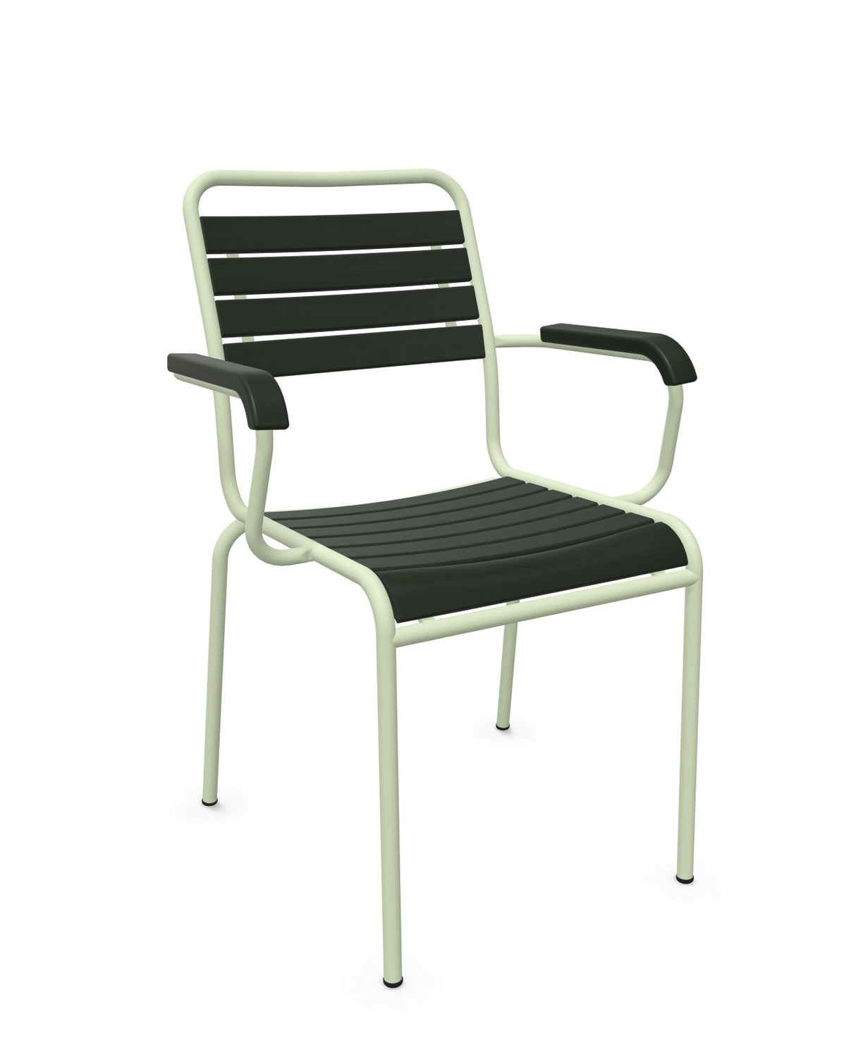 Schaffner Rigi Swiss Wood fauteuil repas à lattes en bois Vert Sapin 66 Vert Pastel 64