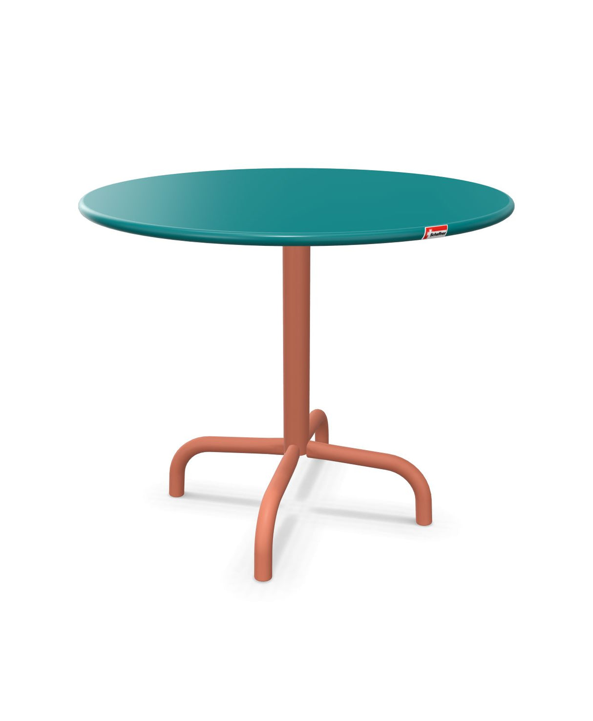 Schaffner Rigi Table d'appoint rabattable Ø60cm h:50cm Bleu Kali 56 Terracotta 84