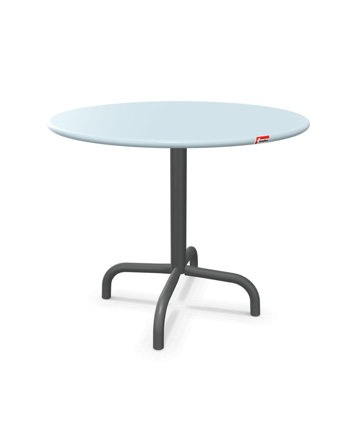 Schaffner Rigi Table d'appoint rabattable Ø60cm h:50cm Bleu Pastel 51 Graphite 73