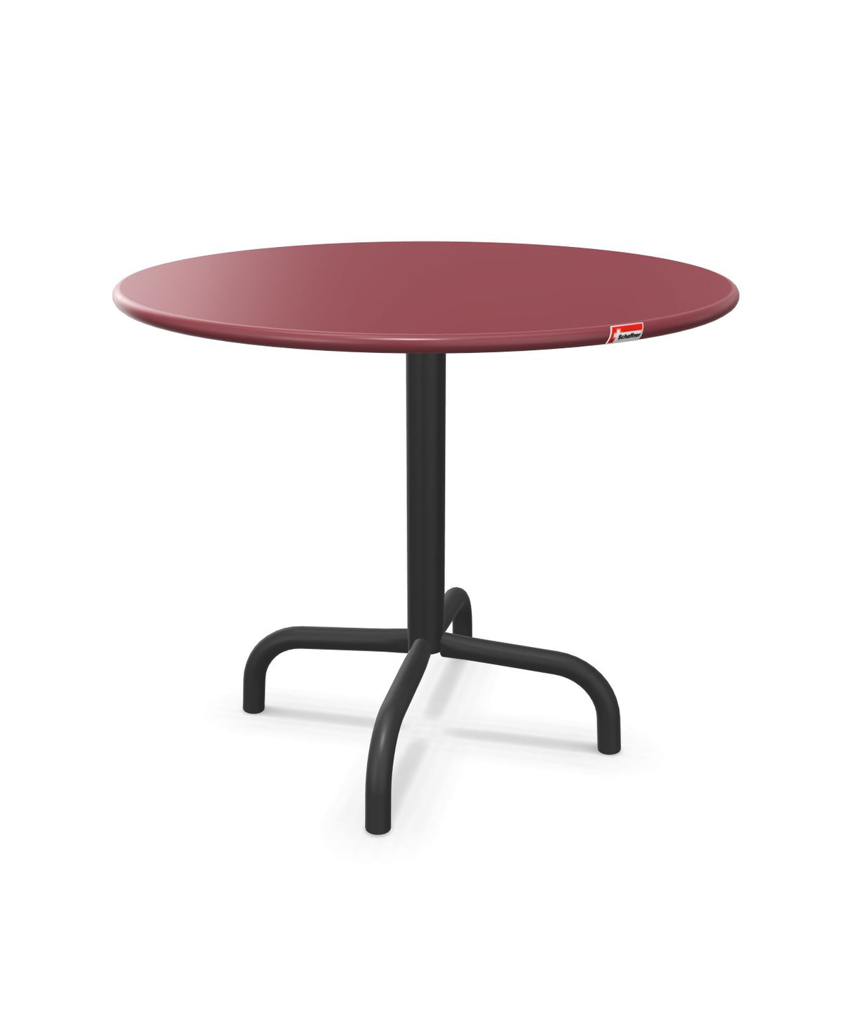 Schaffner Rigi Table d'appoint rabattable Ø60cm h:50cm Bordeaux 38 Anthracite 77